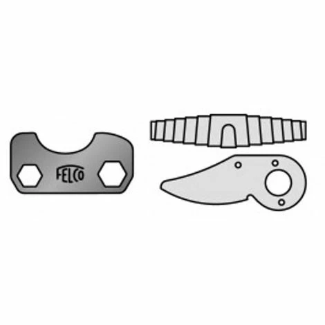 FELCO 6/3-1 Ersatzteilsatz Klinge/Werkzeug/Feder 1 FELCO 6/3-1 Ersatzteilsatz Klinge/Werkzeug/Feder
