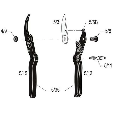 FELCO 5 Baumschere 2 FELCO 5 Baumschere – Bild 2